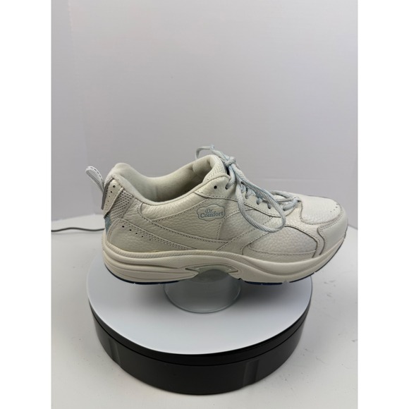 Dr Comfort White Leather Orthopedic Shoes for Custom Insoles Walking Women's 9 W - Picture 8 of 17